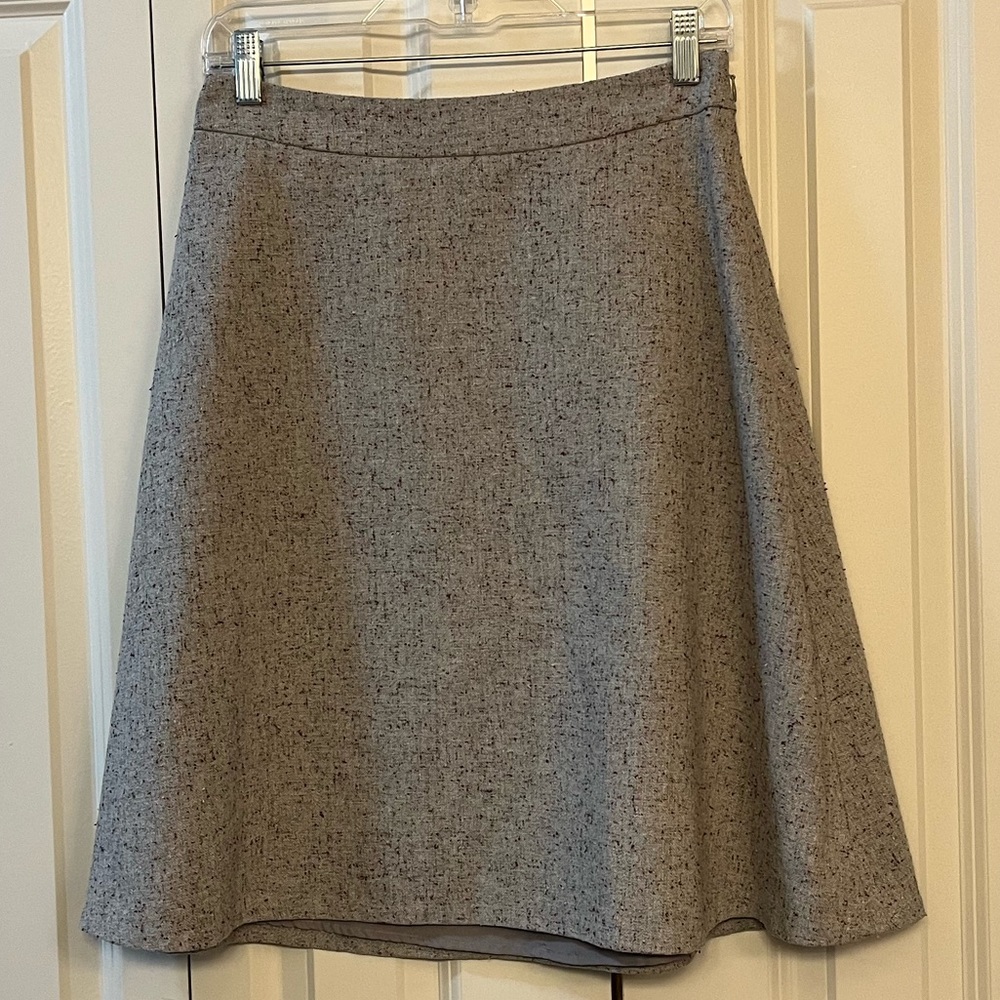 The Limited Grey Wool Blend Circle Skirt Size S